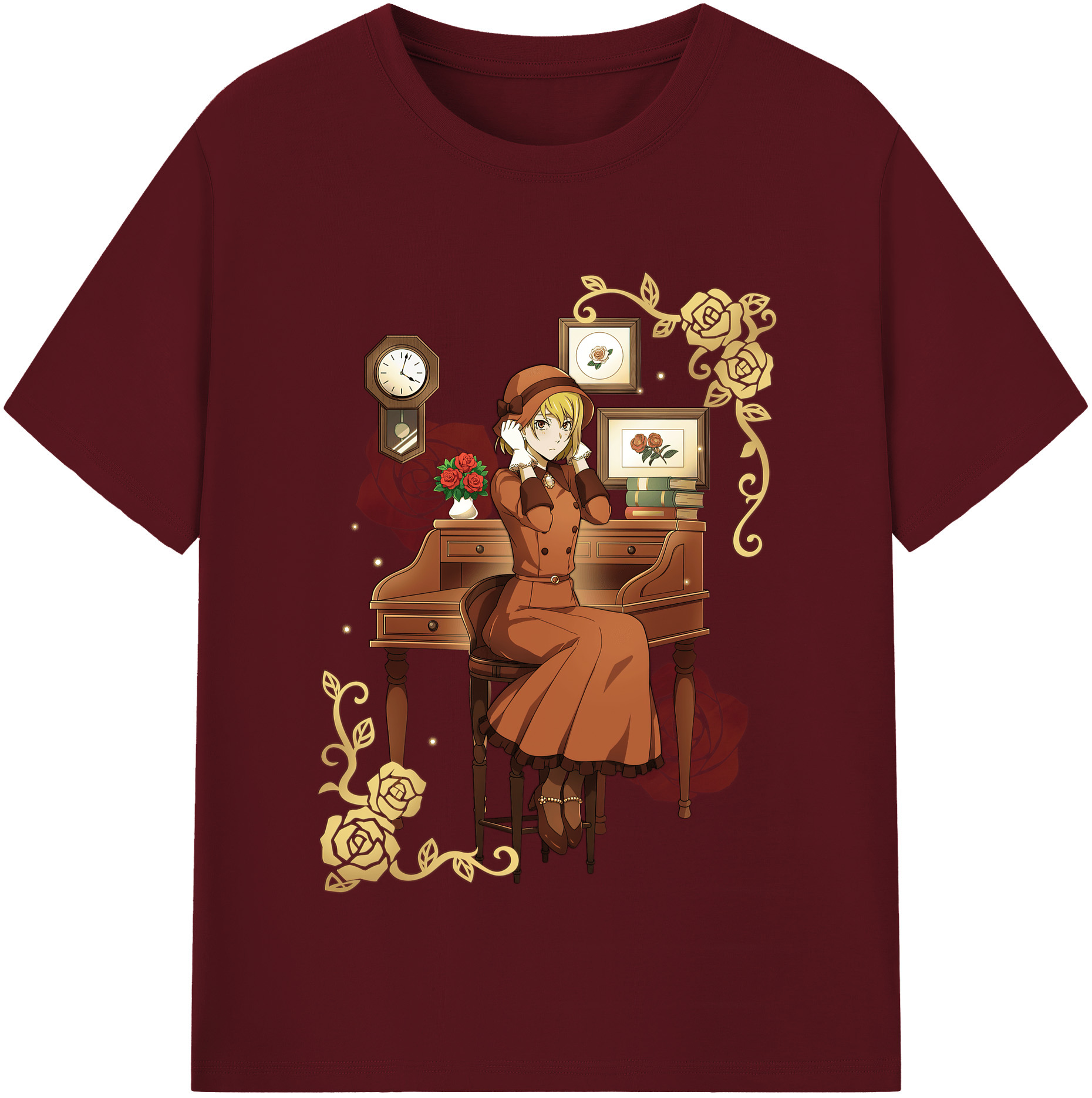 （画像用） 文豪ストレイドッグス Bungo Stray Dogs 綿100％半袖Tシャツ（フロントプリント）